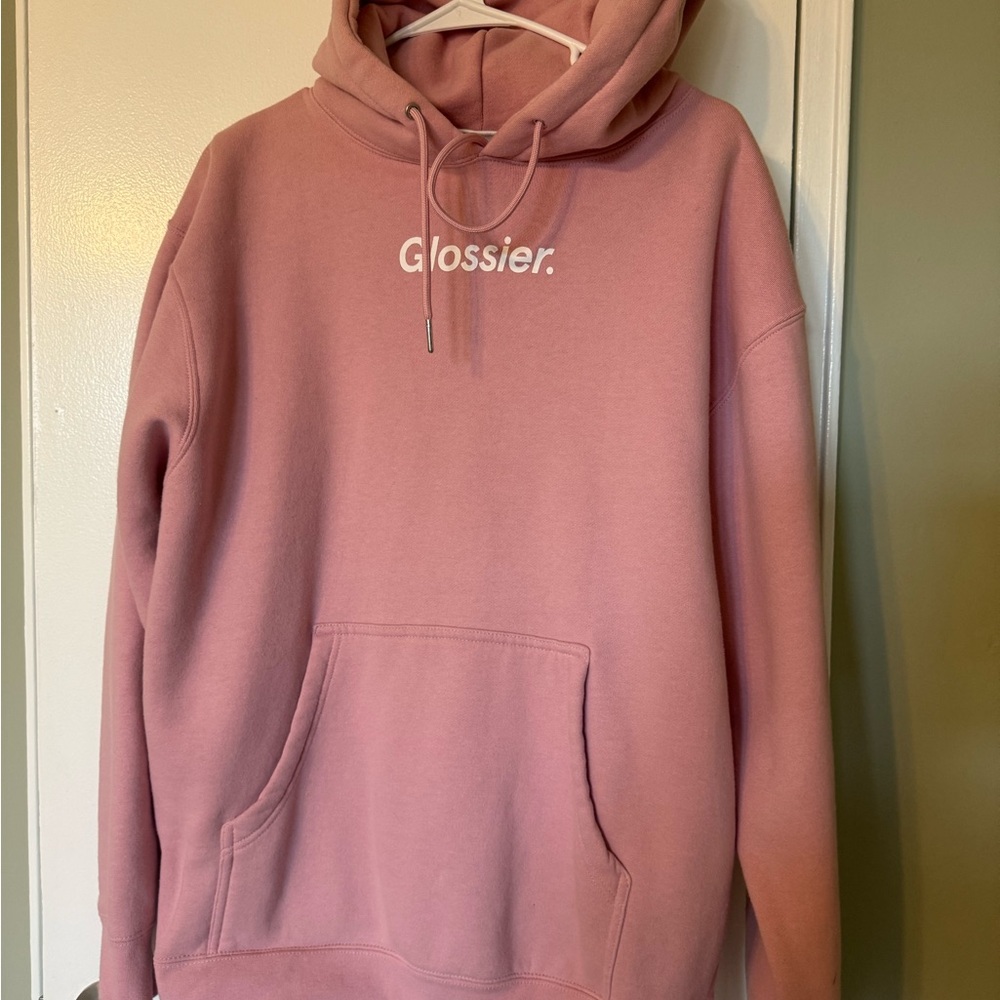 Glossier Pink Hoodie